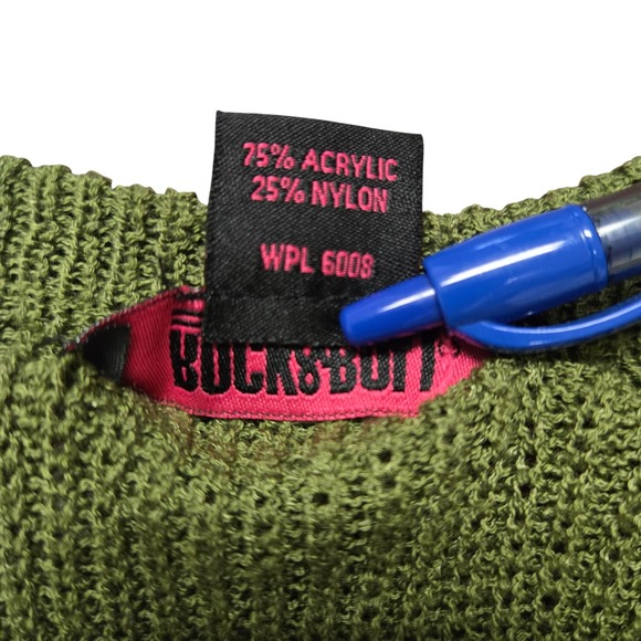 Rock & Roll Denim Womens Olive Green Knit Tank Top High Low Small 49-3235 - Picture 4 of 9